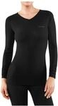 FALKE Unterhemd "Wool-Tech Light", w&auml;rmend, geruchshemmend, f&uuml;r Damen, schwarz, S