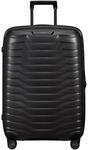 Samsonite 4-Doppelrollen Trolley, Hartschale, Kreuzspanngurte, TSA-Schloss, grau, 69