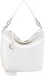 SURI FREY Schultertasche, Anh&auml;nger, uni, f&uuml;r Damen, wei&szlig;