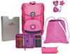 DerDieDas® Ranzen-Set "ErgoFlex Easy", 5-teilig, pink