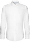 seidensticker Businesshemd Schwarze Rose, Slim Fit, Langarm, Kent-Kragen, wei&szlig;, 44