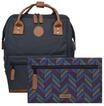 CABAÏA Rucksack Adventurer, Au&szlig;entasche, blau, 99