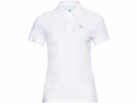 odlo Poloshirt "Cardada", schnelltrocknend, geruchshemmend, für Damen, weiß, L