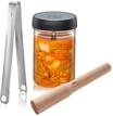 GEFU&reg; Fermentier-Set, 4-teilig, schwarz|transparent