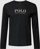 POLO RALPH LAUREN Schlafanzug-Langarmshirt, Logo, für Herren, schwarz, L
