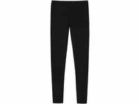 SCHIESSER Luxury Pants lang, formstabil, Feinripp, für Damen, schwarz, 38