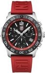 LUMINOX Herren Taucheruhr "Pacific Diver Chrono 3140 Series", rot, 99
