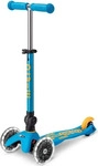 Micro MMD200HO3600001, Micro Mini Deluxe Foldable LED Kinderkickboard (ocean blue)