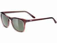 uvex LGL 28 Sportbrille (Farbe: 3316 red, green (S3)) 53094605700101
