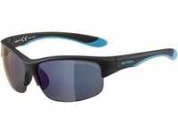 Alpina Flexxy Youth Kinder Sportbrille (Farbe: 330 black matt/blue, Scheibe:...