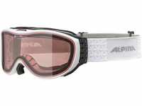 Alpina Challenge 2.0 GTV Skibrille (Farbe: 712 white, Scheibe: Quattro-Varioflex