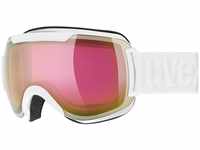 uvex Skibrille Downhill 2000 Full Mirror (Farbe: 1230 white, mirror pink/rose...