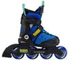 K2 Skates K2 Raider Pro Inlineskate Junior (Größe: 35.0-40.0 (L), blue/yellow
