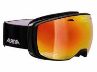 Alpina Estetica HM Skibrille (Farbe: 831 black matt, Scheibe: MIRROR red (S2))