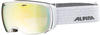 Alpina Estetica QHM Skibrille (Farbe: 811 white, Scheibe: QUATTROFLEX MIRROR gold