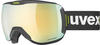 uvex Downhill 2100 CV Race Skibrille (Farbe: 2530 black mat, mirror gold/colorvision