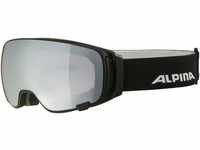 Alpina Double Jack Mag Quattroflex Skibrille (Farbe: 011 black matt, Scheibe: