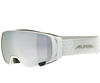 Alpina Double Jack Mag Quattroflex Skibrille (Farbe: 012 white gloss, Scheibe: