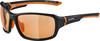 Alpina Lyron VL Sportbrille (Farbe: 135 black matt/orange, Scheibe: Varioflex,...