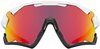 uvex Sportstyle 228 Sportbrille (Farbe: 8206 white/black, mirror red (S2))