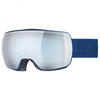 uvex Compact Fullmirror Skibrille (Farbe: 4230 navy mat, mirror silver/blue)