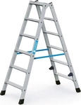 Zarges Stufenstehleiter 2x6 Stufen, Alu.