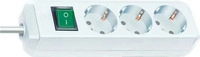 BRENNENSTUHL Steckdosenleiste Eco Line 16, A 250 V Steckd.3 m.Schalter 1,5m H05VV-F