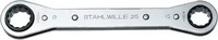 STAHLWILLE Ratschenringschl&uuml;ssel 25, 7x8mm 12-KT.L.109mm Anz.Z.22