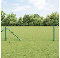 vidaXL Schwei&szlig;drahtzaun mit Spikes 25 x 0,8 m (B x H)