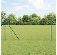 vidaXL Ground Fix Geschwei&szlig;ter Drahtzaun 50 x 1,4 m (B x H)