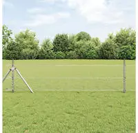 vidaXL Ground Fix Geschwei&szlig;ter Drahtzaun 10 x 0,4 m (B x H)