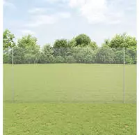 vidaXL Schwei&szlig;drahtzaun mit Pfosten 10 x 1,6 m (B x H)