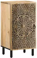 vidaXL Beistellschrank 40x33x75 cm Massivholz Mango
