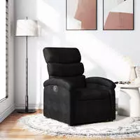 vidaXL Relaxsessel, schwarzer Stoff