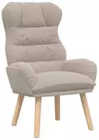 vidaXL Sessel Hellgrau 69 x 74 x 93 cm Sherpa-Stoff