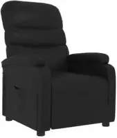 vidaXL Relaxsessel Schwarz Kunstleder