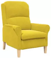 vidaXL Sessel Gelb Samt