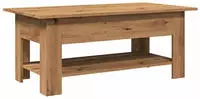 vidaXL Couchtisch Artisan-Eiche 102x55x42 cm Holzwerkstoff