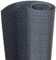 vidaXL Balkon-Sichtschutz Anthrazit 300x80 cm Poly Rattan