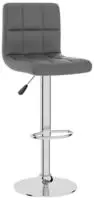 vidaXL Barhocker Grau Kunstleder