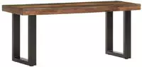 vidaXL Sitzbank 110 cm Altholz und Stahl