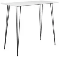 vidaXL 5-tlg. Bar-Set Wei&szlig; und Schwarz