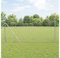 vidaXL Ground Fix Geschwei&szlig;ter Drahtzaun 10 x 1,4 m (B x H)