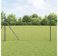 vidaXL Ground Fix Geschwei&szlig;ter Drahtzaun 25 x 1,2 m (B x H)
