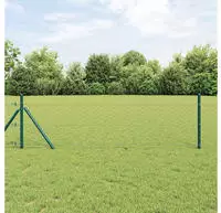 vidaXL Ground Fix Geschwei&szlig;ter Drahtzaun 10 x 0,8 m (B x H)