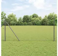 vidaXL Ground Fix Geschwei&szlig;ter Drahtzaun 10 x 1,4 m (B x H)