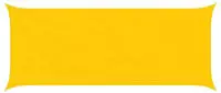 vidaXL Sonnensegel Gelb 6 x 2,5 m 100 % Polyester Oxford