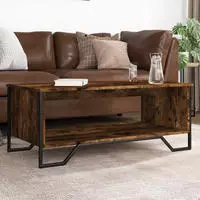 vidaXL Couchtisch R&auml;uchereiche 75x51x40 cm Holzwerkstoff