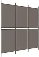 vidaXL 3-tlg. Paravent Anthrazit 150x220 cm Stoff