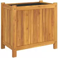 vidaXL Pflanzk&uuml;bel mit Einlage 54x31x50 cm Massivholz Akazie